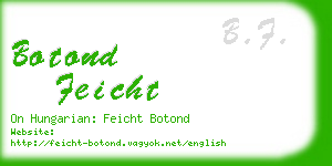 botond feicht business card